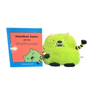 Usborne Book & Plush Bundle – Jonathan James and the Whatif Monster